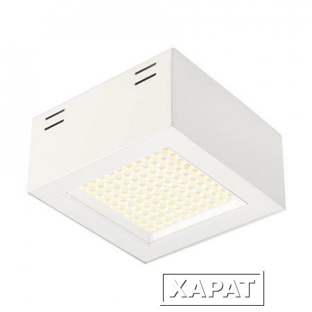 Фото LEDPANEL 100 SMD CL светильник потолочный c 100 SMD LED 6.5Вт (7.1Вт), 3000К, 500lm, 90°, белый | 162491 SLV