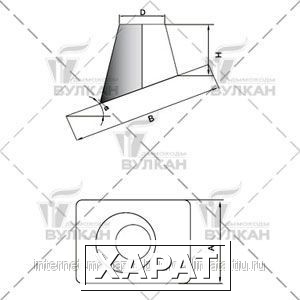 Фото Кровельный элемент 0°/20° DKH d 104 полированный