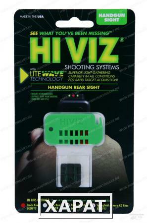 Фото Пистолетный целик Hiviz GLLW15 для Glock под калибр 9 мм, 40 S&amp;W, 357 SigSauer