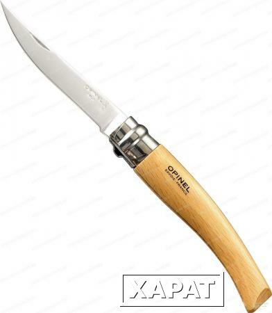 Фото Нож филейный Opinel серии Slim №08, клинок 8 см, рукоять - бук