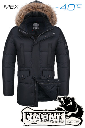 Фото NEW! Куртка зимняя мужская Braggart Dress Code 2108 (черный), размер - 54(XXL)