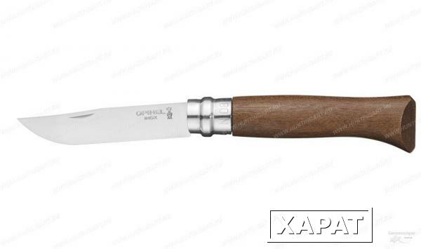 Фото Нож Opinel серии Tradition Luxury №08, клинок 8,5 см Материал Орех