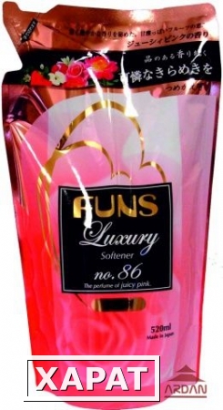 Фото 210155 DAIICHI "FUNS Luxury" Концентрированный кондиционер для белья с ароматом сочной розы, объем 0,52 л