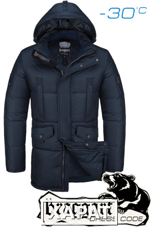 Фото NEW! Куртка зимняя мужская Braggart Dress Code 3908 (темно-синий), размер S, M, L, XL, XXL