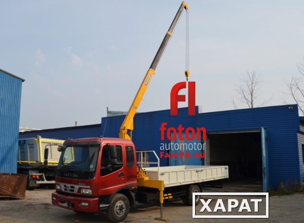 Фото Foton BJ 1093 (7т.) борт с КМУ Tadano (Япония)