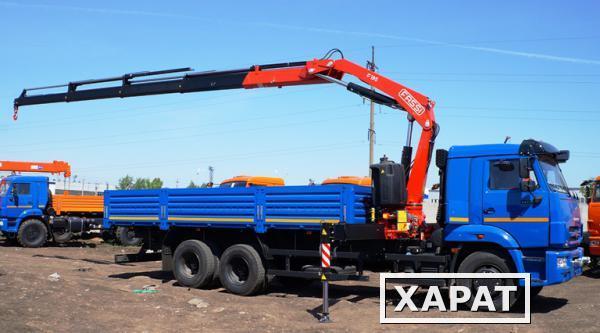 Фото КАМАЗ 65117 с манипулятором FASSI 195.0.25