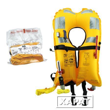 Фото Lalizas Автоматический надувной спасательный жилет LALIZAS Delta 711081 150N SOLAS в вакуумной упаковке + спасательный светильник Safelite IV