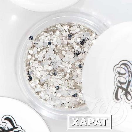 Фото Камифубуки Zoo Nail 1390 Шестигранники микс "Диско соты" 2 г