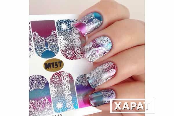 Фото Наклейки для маникюра Fashion Nails Слайдер дизайн FN Metallic #157