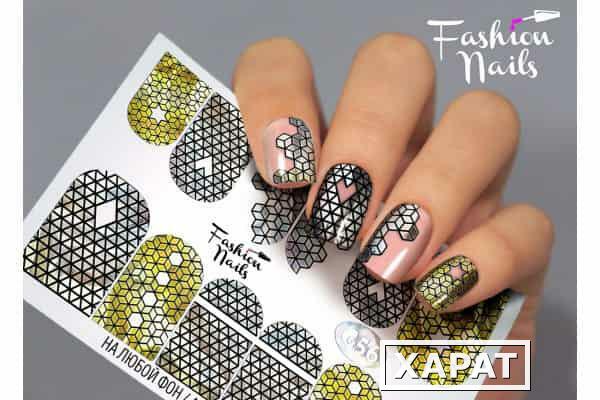 Фото Наклейки для маникюра Fashion Nails Слайдер дизайн Galaxy #56