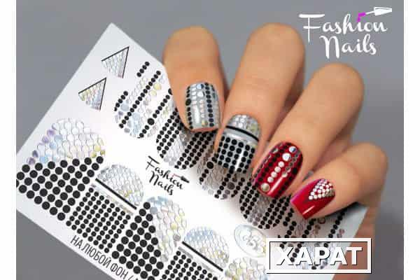 Фото Наклейки для маникюра Fashion Nails Слайдер дизайн Galaxy #55