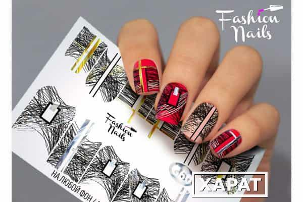 Фото Наклейки для маникюра Fashion Nails Слайдер дизайн Galaxy #60