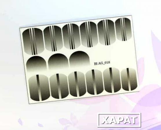 Фото Наклейки для маникюра Dart Nails Слайдер BL AG_018