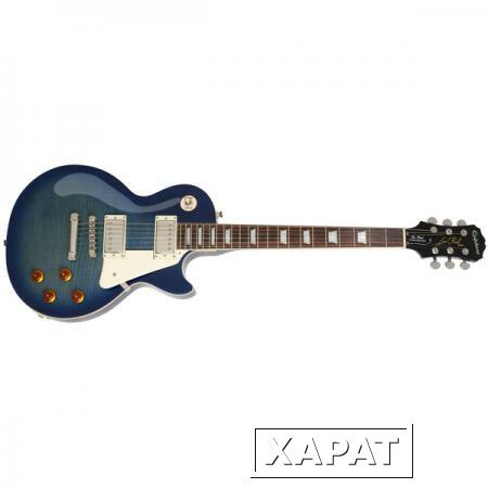 Фото Электрогитара Epiphone LES PAUL STANDARD PLUS TOP PRO TRANS BLUE