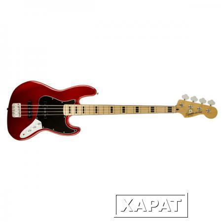 Фото Бас-гитара Fender Squier Vintage Modified Jazz Bass '70s Maple Fingerboard Candy Apple Red