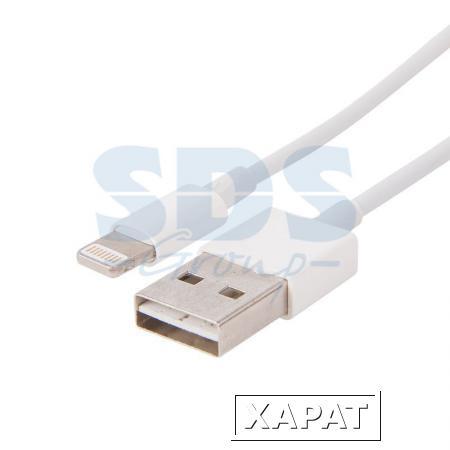 Фото REXANT Кабель USB/Apple 8pin 1 м с двухсторонним разъемом белый Rexant