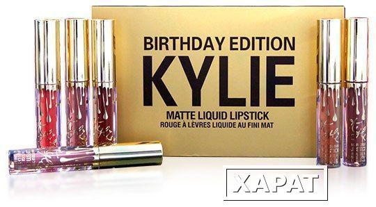 Фото Коллекция Kylie Birthday Edition матовых жидких помад (6 цветов)
