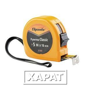 Фото Рулетка Sparta Classic 5 м х 18 мм пластиковый корпус