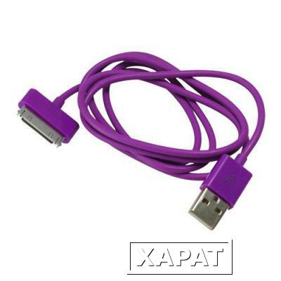 Фото Кабель USB Орбита BS-425 цветной (для iPhone4) 1м