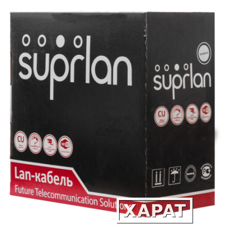 Фото Кабель SUPRLAN Premium U/UTP Cat.5e 4x2x0,51 Cu нг(А)-LS Indoor 305м