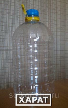 Фото Бутылка пластиковая ПЭТ- 3,0 л (D-38 мм)