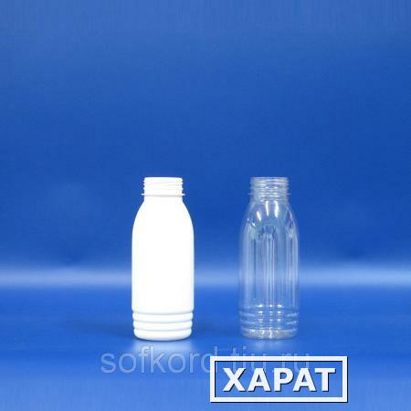 Фото Бутылка пластиковая ПЭТ- 0,300 мл ПРОЗРАЧНАЯ (D-38 мм)