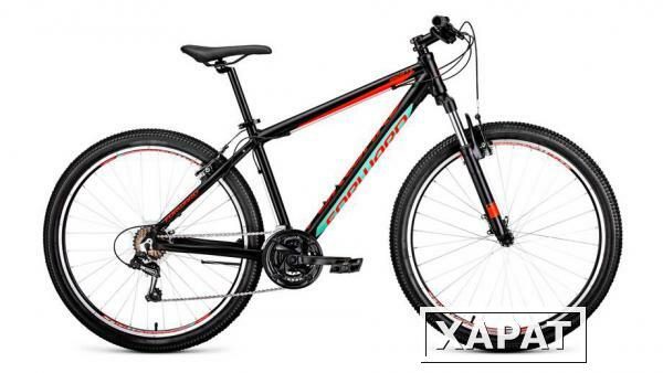 Фото Велосипед Forward Apache 27,5 1.0 черный/красный