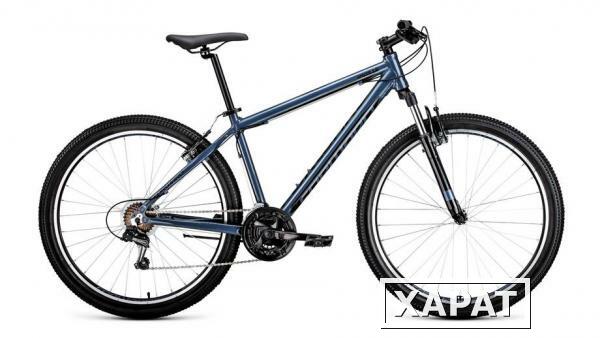 Фото Велосипед Forward Apache 27,5 1.0 серый/черный
