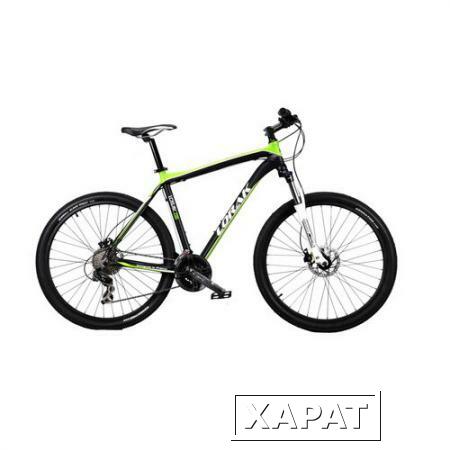 Фото Велосипед Lorak 200 (27,5") (Размер: 17"; Цвет: Черный/зеленый;)
