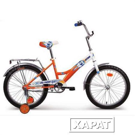 Фото Велосипед Altair City Boy 20 белый/оранжевый