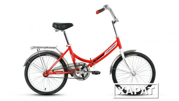 Фото Велосипед Forward Arsenal 1.0 (20' 1 ск. скл.) красный