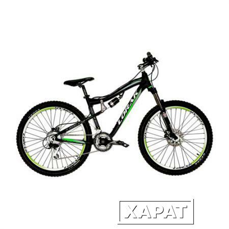 Фото Велосипед Lorak Prestige 3000 (Размер: 17"; Цвет: Черный/зеленый;)
