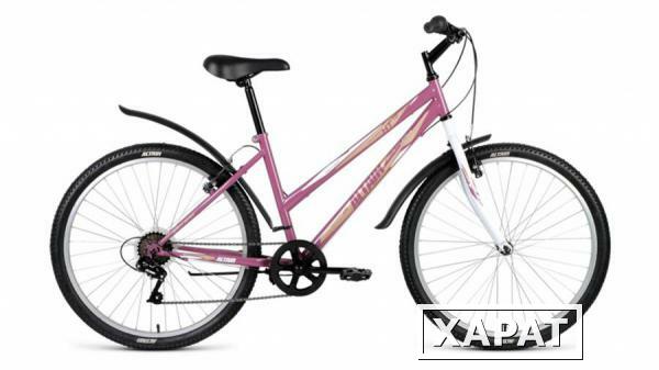 Фото Горный велосипед FORWARD ALTAIR MTB HT 26 1.0 Lady фиолетовый 17"/26" (2018)