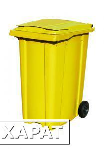 Фото Бак мусорный пластиковый MGB 360 желтый