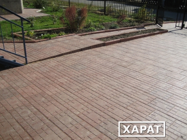 Фото Полимерпесчаная тротуарная плитка