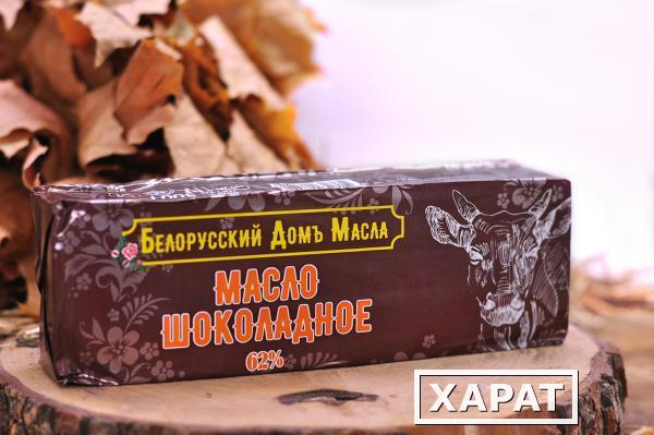 Фото Масло шоколадное «Белорусский домъ масла» 62% 180 г. и 500 г.