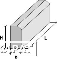 Фото Завод-производитель предлагает бордюрный камень.