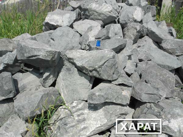 Фото Камень для альп. горок подпорных стен габионов