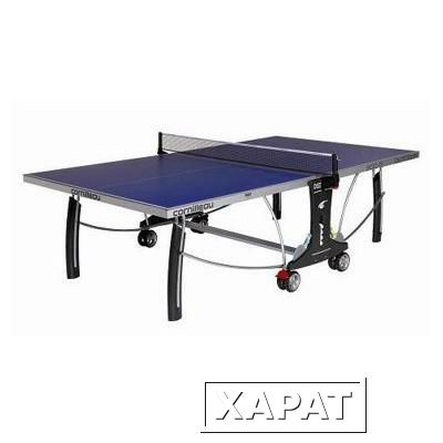 Фото Всепогодный теннисный стол Cornilleau Sport 300м Outdoor синий с сеткой