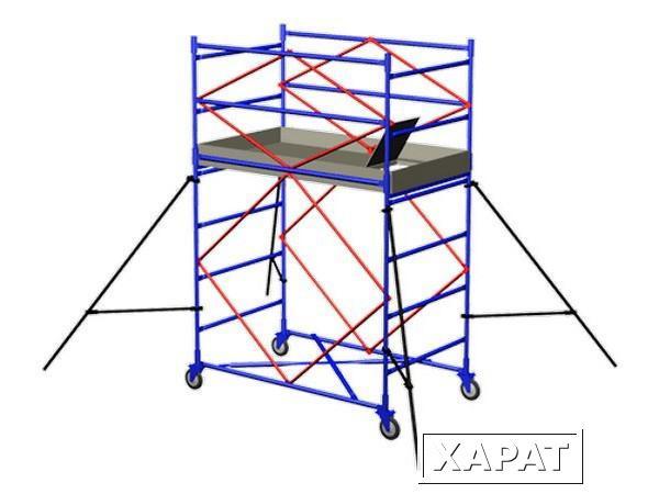 Фото Вышка тура ПСРВ-21-18,29 м (РАЗМЕР РАБОЧЕЙ ПЛОЩАДКИ 1,2Х2 М)