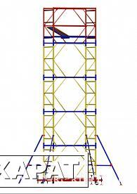 Фото Вышка-тура ВСП (0,7х1,6 м.) Н=6,4 м.