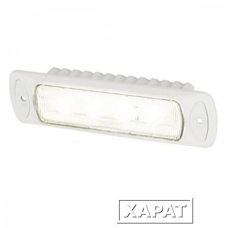 Фото Hella Marine Палубный светильник врезной Hella Marine Spread Light Sea Hawk-R 2LT 980 577-011 9 - 33 В 7 Вт 550 люменов рассеянный свет белый корпус