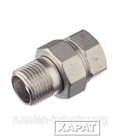 Фото Американка прямая (сгон) 1/2" внутр(г) х 1/2" нар(ш ) Valtec