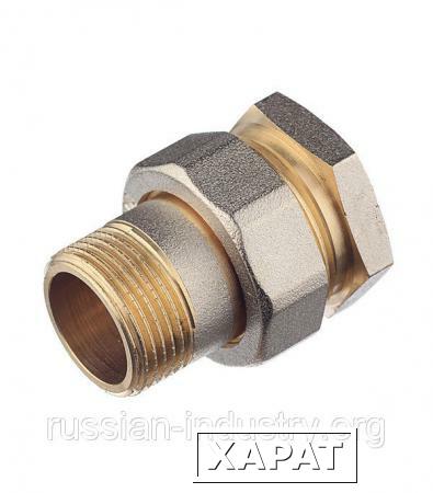 Фото Американка прямая сгон 3/4" внутр(г) х 3/4" нар(ш)