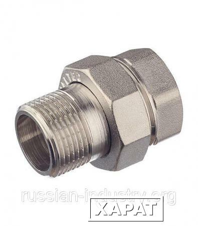 Фото Американка прямая (сгон) 3/4" внутр(г) х 3/4" нар(ш ) Valtec