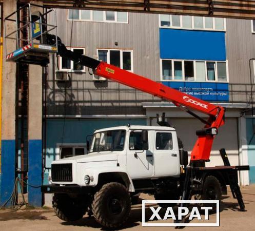 Фото Автовышка Socage T-319 на шасси ГАЗ-33081 с двухрядной кабиной