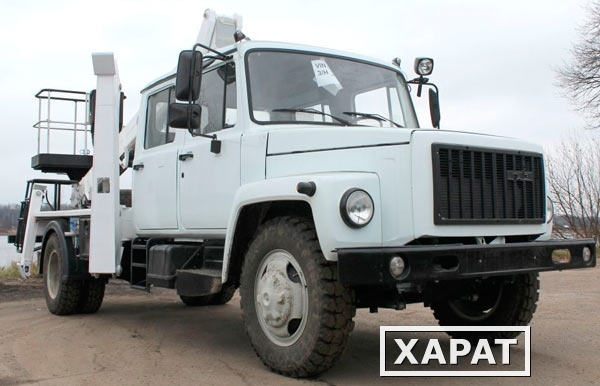 Фото Автовышка АГП-18Т на шасси ГАЗ-3309 с двухрядной кабиной