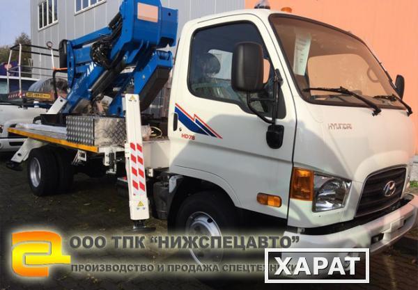 Фото Автовышка комбинированная Isoli PNT 230 (22 метра) на шасси Hyundai HD 78 (Хендай)