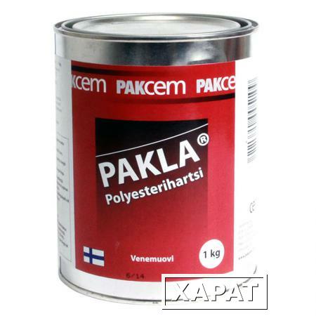 Фото Pakla Смола полиэстеровая двухкомпонентная Pakla Polyesterihartsi 1 кг