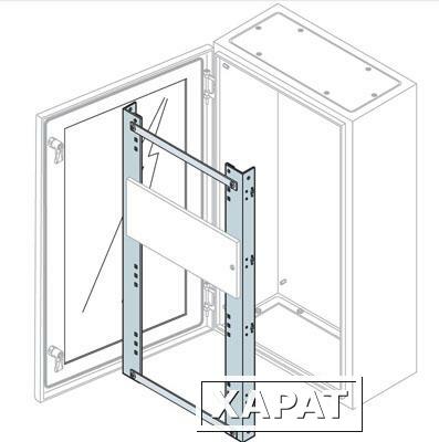 Фото Панель для распределительного щита ABB 14 модулей 500ммx400мм 2 DIN-рейки